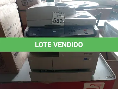 LOTE 533 - 01 IMPRESSORA MULTIFUNCIONAL MODELO MULTI XPRESS 6555NX MARCA SAMSUNG. (NO ESTADO) ATENÇÃO! FAZER A VISITAÇÃO ANTES DE ARREMATAR, NÃO SABEMOS SE FUNCIONA. LEILÃO NÃO TEM GARANTIA E NEM DEVOLUÇÃO, SUJEITO A POSSÍVEIS AVARIAS VISÍVEIS/OCULTAS E/OU AUSÊNCIA DE COMPONENTES.