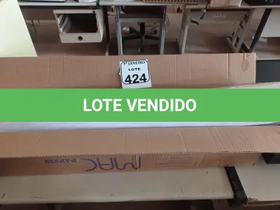 LOTE 424 - 04 ROLOS DE PAPEL P/IMPRESSORA BROTHER. (NO ESTADO) ATENÇÃO! FAZER A VISITAÇÃO ANTES DE ARREMATAR, NÃO SABEMOS SE FUNCIONA. LEILÃO NÃO TEM GARANTIA E NEM DEVOLUÇÃO, SUJEITO A POSSÍVEIS AVARIAS VISÍVEIS/OCULTAS E/OU AUSÊNCIA DE COMPONENTES.