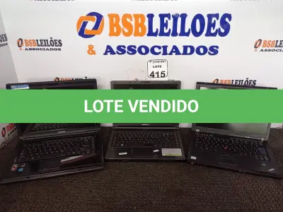 LOTE 415 - 03 NOTEBOOKS MARCAS E MODELOS DIVERSOS P/RETIRADA DE PEÇAS. (NO ESTADO) ATENÇÃO! FAZER A VISITAÇÃO ANTES DE ARREMATAR, NÃO SABEMOS SE FUNCIONA. LEILÃO NÃO TEM GARANTIA E NEM DEVOLUÇÃO, SUJEITO A POSSÍVEIS AVARIAS VISÍVEIS/OCULTAS E/OU AUSÊNCIA DE COMPONENTES.
