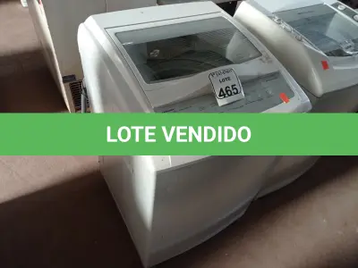 LOTE 465 - 01 MÁQUINA DE LAVAR MARCA BRASTEMP. (NO ESTADO) ATENÇÃO! FAZER A VISITAÇÃO ANTES DE ARREMATAR, NÃO SABEMOS SE FUNCIONA. LEILÃO NÃO TEM GARANTIA E NEM DEVOLUÇÃO, SUJEITO A POSSÍVEIS AVARIAS VISÍVEIS/OCULTAS E/OU AUSÊNCIA DE COMPONENTES.
