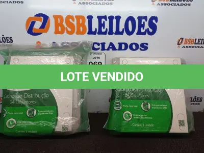 LOTE 069 - 02 QUADROS DE DISTRIBUIÇÃO COMPATÍVEL ATÉ 24 DISJUNTORES MARCA AMANCO (NOVO). (NO ESTADO) ATENÇÃO! FAZER A VISITAÇÃO ANTES DE ARREMATAR, NÃO SABEMOS SE FUNCIONA. LEILÃO NÃO TEM GARANTIA E NEM DEVOLUÇÃO, SUJEITO A POSSÍVEIS AVARIAS VISÍVEIS/OCULTAS E/OU AUSÊNCIA DE COMPONENTES.