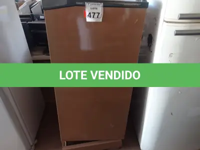 LOTE 477 - 01 GELADEIRA 220V MARCA CONSUL. (NO ESTADO) ATENÇÃO! FAZER A VISITAÇÃO ANTES DE ARREMATAR, NÃO SABEMOS SE FUNCIONA. LEILÃO NÃO TEM GARANTIA E NEM DEVOLUÇÃO, SUJEITO A POSSÍVEIS AVARIAS VISÍVEIS/OCULTAS E/OU AUSÊNCIA DE COMPONENTES.