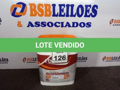 LOTE 126 - 01 BALDE DE TINTA RENOCRIL COR BRANCO NEVE 16L. (NO ESTADO) ATENÇÃO! FAZER A VISITAÇÃO ANTES DE ARREMATAR, NÃO SABEMOS SE FUNCIONA. LEILÃO NÃO TEM GARANTIA E NEM DEVOLUÇÃO, SUJEITO A POSSÍVEIS AVARIAS VISÍVEIS/OCULTAS E/OU AUSÊNCIA DE COMPONENTES.