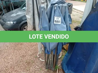LOTE 550 - 01 TENDA SANFONADA C/LONA. (NO ESTADO) ATENÇÃO! FAZER A VISITAÇÃO ANTES DE ARREMATAR, NÃO SABEMOS SE FUNCIONA. LEILÃO NÃO TEM GARANTIA E NEM DEVOLUÇÃO, SUJEITO A POSSÍVEIS AVARIAS VISÍVEIS/OCULTAS E/OU AUSÊNCIA DE COMPONENTES.
