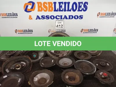 LOTE 412 - 01 LOTE C/VÁRIOS ALTO-FALANTES MARCAS E MODELOS DIVERSOS. (NO ESTADO) ATENÇÃO! FAZER A VISITAÇÃO ANTES DE ARREMATAR, NÃO SABEMOS SE FUNCIONA. LEILÃO NÃO TEM GARANTIA E NEM DEVOLUÇÃO, SUJEITO A POSSÍVEIS AVARIAS VISÍVEIS/OCULTAS E/OU AUSÊNCIA DE COMPONENTES.