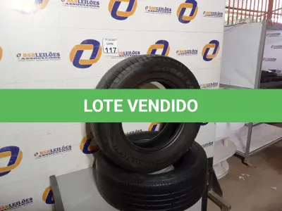LOTE 117 - 02 PNEUS MEIA VIDA 185-70-14” USADOS. (NO ESTADO) ATENÇÃO! FAZER A VISITAÇÃO ANTES DE ARREMATAR, NÃO SABEMOS SE FUNCIONA. LEILÃO NÃO TEM GARANTIA E NEM DEVOLUÇÃO, SUJEITO A POSSÍVEIS AVARIAS VISÍVEIS/OCULTAS E/OU AUSÊNCIA DE COMPONENTES.