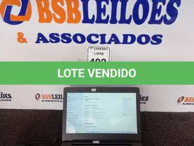 LOTE 402 - 01 NOTEBOOK C/FONTE MARCA LOGIN. (NO ESTADO) ATENÇÃO! FAZER A VISITAÇÃO ANTES DE ARREMATAR, NÃO SABEMOS SE FUNCIONA. LEILÃO NÃO TEM GARANTIA E NEM DEVOLUÇÃO, SUJEITO A POSSÍVEIS AVARIAS VISÍVEIS/OCULTAS E/OU AUSÊNCIA DE COMPONENTES.