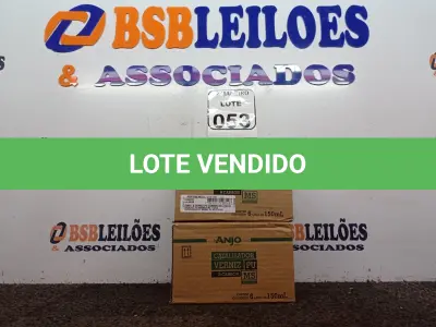 LOTE 053 - 12 LATAS DE 150ML DE CATALIZADOR PU PARA VENIZ. (NO ESTADO) ATENÇÃO! FAZER A VISITAÇÃO ANTES DE ARREMATAR, NÃO SABEMOS SE FUNCIONA. LEILÃO NÃO TEM GARANTIA E NEM DEVOLUÇÃO, SUJEITO A POSSÍVEIS AVARIAS VISÍVEIS/OCULTAS E/OU AUSÊNCIA DE COMPONENTES.