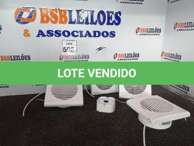 LOTE 505 - 05 EXAUSTORES MARCA VENTISOL. (NO ESTADO) ATENÇÃO! FAZER A VISITAÇÃO ANTES DE ARREMATAR, NÃO SABEMOS SE FUNCIONA. LEILÃO NÃO TEM GARANTIA E NEM DEVOLUÇÃO, SUJEITO A POSSÍVEIS AVARIAS VISÍVEIS/OCULTAS E/OU AUSÊNCIA DE COMPONENTES.