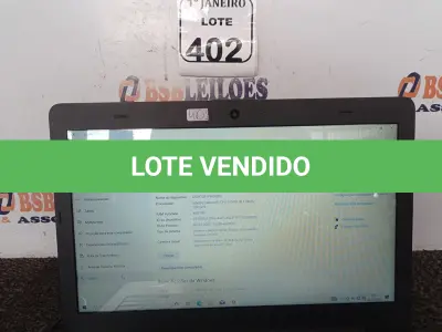 LOTE 402 - 01 NOTEBOOK C/FONTE MARCA LOGIN. (NO ESTADO) ATENÇÃO! FAZER A VISITAÇÃO ANTES DE ARREMATAR, NÃO SABEMOS SE FUNCIONA. LEILÃO NÃO TEM GARANTIA E NEM DEVOLUÇÃO, SUJEITO A POSSÍVEIS AVARIAS VISÍVEIS/OCULTAS E/OU AUSÊNCIA DE COMPONENTES.