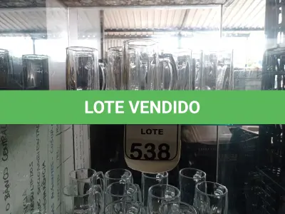 LOTE 538 - 09 CANECAS DE VIDRO. (NO ESTADO) ATENÇÃO! FAZER A VISITAÇÃO ANTES DE ARREMATAR, NÃO SABEMOS SE FUNCIONA. LEILÃO NÃO TEM GARANTIA E NEM DEVOLUÇÃO, SUJEITO A POSSÍVEIS AVARIAS VISÍVEIS/OCULTAS E/OU AUSÊNCIA DE COMPONENTES.