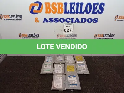 LOTE 027 - 10 HD’S DE 500GB CADA. (NO ESTADO) ATENÇÃO! FAZER A VISITAÇÃO ANTES DE ARREMATAR, NÃO SABEMOS SE FUNCIONA. LEILÃO NÃO TEM GARANTIA E NEM DEVOLUÇÃO, SUJEITO A POSSÍVEIS AVARIAS VISÍVEIS/OCULTAS E/OU AUSÊNCIA DE COMPONENTES.