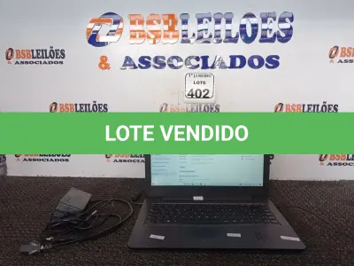 LOTE 402 - 01 NOTEBOOK C/FONTE MARCA LOGIN. (NO ESTADO) ATENÇÃO! FAZER A VISITAÇÃO ANTES DE ARREMATAR, NÃO SABEMOS SE FUNCIONA. LEILÃO NÃO TEM GARANTIA E NEM DEVOLUÇÃO, SUJEITO A POSSÍVEIS AVARIAS VISÍVEIS/OCULTAS E/OU AUSÊNCIA DE COMPONENTES.