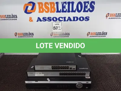 LOTE 503 - 01 GRAVADOR DIGITAL DE IMAGEM MARCA INTELBRÁS E 02 SWITCHES MARCA INTELBRÁS. (NO ESTADO) ATENÇÃO! FAZER A VISITAÇÃO ANTES DE ARREMATAR, NÃO SABEMOS SE FUNCIONA. LEILÃO NÃO TEM GARANTIA E NEM DEVOLUÇÃO, SUJEITO A POSSÍVEIS AVARIAS VISÍVEIS/OCULTAS E/OU AUSÊNCIA DE COMPONENTES.