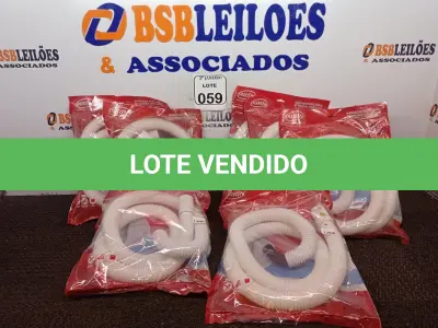 LOTE 059 - 07 MANGUEIRAS CORRUGADAS P/MÁQUINAS DE LAVAR (NOVO). (NO ESTADO) ATENÇÃO! FAZER A VISITAÇÃO ANTES DE ARREMATAR, NÃO SABEMOS SE FUNCIONA. LEILÃO NÃO TEM GARANTIA E NEM DEVOLUÇÃO, SUJEITO A POSSÍVEIS AVARIAS VISÍVEIS/OCULTAS E/OU AUSÊNCIA DE COMPONENTES.