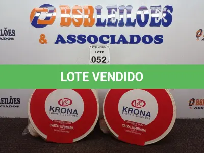 LOTE 052 - 02 CAIXAS SIFONADAS MARCA KRONA (NOVO). (NO ESTADO) ATENÇÃO! FAZER A VISITAÇÃO ANTES DE ARREMATAR, NÃO SABEMOS SE FUNCIONA. LEILÃO NÃO TEM GARANTIA E NEM DEVOLUÇÃO, SUJEITO A POSSÍVEIS AVARIAS VISÍVEIS/OCULTAS E/OU AUSÊNCIA DE COMPONENTES.
