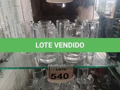 LOTE 540 - 10 CANECAS DE VIDRO. (NO ESTADO) ATENÇÃO! FAZER A VISITAÇÃO ANTES DE ARREMATAR, NÃO SABEMOS SE FUNCIONA. LEILÃO NÃO TEM GARANTIA E NEM DEVOLUÇÃO, SUJEITO A POSSÍVEIS AVARIAS VISÍVEIS/OCULTAS E/OU AUSÊNCIA DE COMPONENTES.