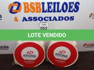 LOTE 052 - 02 CAIXAS SIFONADAS MARCA KRONA (NOVO). (NO ESTADO) ATENÇÃO! FAZER A VISITAÇÃO ANTES DE ARREMATAR, NÃO SABEMOS SE FUNCIONA. LEILÃO NÃO TEM GARANTIA E NEM DEVOLUÇÃO, SUJEITO A POSSÍVEIS AVARIAS VISÍVEIS/OCULTAS E/OU AUSÊNCIA DE COMPONENTES.