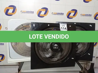 LOTE 114 - 03 VENTILADORES MARCAS E MODELOS DIVERSOS. (NO ESTADO) ATENÇÃO! FAZER A VISITAÇÃO ANTES DE ARREMATAR, NÃO SABEMOS SE FUNCIONA. LEILÃO NÃO TEM GARANTIA E NEM DEVOLUÇÃO, SUJEITO A POSSÍVEIS AVARIAS VISÍVEIS/OCULTAS E/OU AUSÊNCIA DE COMPONENTES.