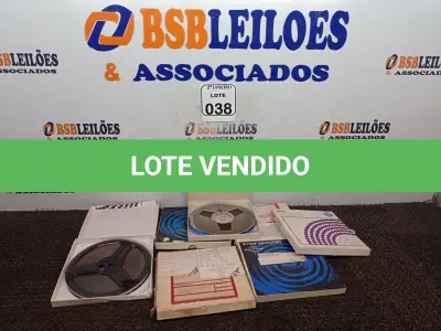 LOTE 038 - 05 FITAS P/GRAVADOR DE ROLOS ANTIGAS. (NO ESTADO) ATENÇÃO! FAZER A VISITAÇÃO ANTES DE ARREMATAR, NÃO SABEMOS SE FUNCIONA. LEILÃO NÃO TEM GARANTIA E NEM DEVOLUÇÃO, SUJEITO A POSSÍVEIS AVARIAS VISÍVEIS/OCULTAS E/OU AUSÊNCIA DE COMPONENTES.