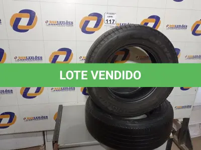 LOTE 117 - 02 PNEUS MEIA VIDA 185-70-14” USADOS. (NO ESTADO) ATENÇÃO! FAZER A VISITAÇÃO ANTES DE ARREMATAR, NÃO SABEMOS SE FUNCIONA. LEILÃO NÃO TEM GARANTIA E NEM DEVOLUÇÃO, SUJEITO A POSSÍVEIS AVARIAS VISÍVEIS/OCULTAS E/OU AUSÊNCIA DE COMPONENTES.