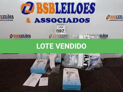 LOTE 097 - 10 MÁSCARAS DE PROTEÇÃO E 4 TERMÔMETROS INFRAVERMELHO. (NO ESTADO) ATENÇÃO! FAZER A VISITAÇÃO ANTES DE ARREMATAR, NÃO SABEMOS SE FUNCIONA. LEILÃO NÃO TEM GARANTIA E NEM DEVOLUÇÃO, SUJEITO A POSSÍVEIS AVARIAS VISÍVEIS/OCULTAS E/OU AUSÊNCIA DE COMPONENTES.