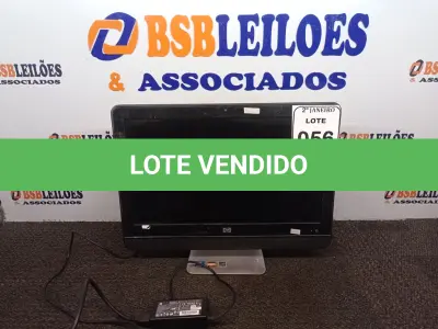 LOTE 056 - 01 ALL IN ONE MARCA HP. (NO ESTADO) ATENÇÃO! FAZER A VISITAÇÃO ANTES DE ARREMATAR, NÃO SABEMOS SE FUNCIONA. LEILÃO NÃO TEM GARANTIA E NEM DEVOLUÇÃO, SUJEITO A POSSÍVEIS AVARIAS VISÍVEIS/OCULTAS E/OU AUSÊNCIA DE COMPONENTES.