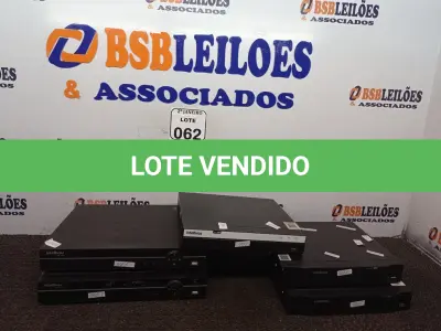 LOTE 062 - 05 APARELHOS DVRS INTELBRÁS. (NO ESTADO) ATENÇÃO! FAZER A VISITAÇÃO ANTES DE ARREMATAR, NÃO SABEMOS SE FUNCIONA. LEILÃO NÃO TEM GARANTIA E NEM DEVOLUÇÃO, SUJEITO A POSSÍVEIS AVARIAS VISÍVEIS/OCULTAS E/OU AUSÊNCIA DE COMPONENTES.