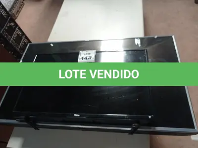 LOTE 443 - 01 TV 49” MARCA LG E 01 TV 32” MARCA PHILCO P/RETIRADA DE PEÇAS.  (NO ESTADO) ATENÇÃO! FAZER A VISITAÇÃO ANTES DE ARREMATAR, NÃO SABEMOS SE FUNCIONA. LEILÃO NÃO TEM GARANTIA E NEM DEVOLUÇÃO, SUJEITO A POSSÍVEIS AVARIAS VISÍVEIS/OCULTAS E/OU AUSÊNCIA DE COMPONENTES.