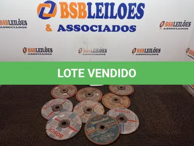 LOTE 016 - 10 DISCOS DE DESBASTE P/LIXADEIRA. (NO ESTADO) ATENÇÃO! FAZER A VISITAÇÃO ANTES DE ARREMATAR, NÃO SABEMOS SE FUNCIONA. LEILÃO NÃO TEM GARANTIA E NEM DEVOLUÇÃO, SUJEITO A POSSÍVEIS AVARIAS VISÍVEIS/OCULTAS E/OU AUSÊNCIA DE COMPONENTES.
