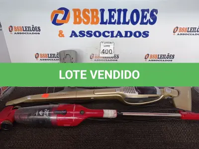 LOTE 400 - 02 ASPIRADORES PORTÁTIL MARCAS MONDIAL E ERGORAPIDO. (NO ESTADO) ATENÇÃO! FAZER A VISITAÇÃO ANTES DE ARREMATAR, NÃO SABEMOS SE FUNCIONA. LEILÃO NÃO TEM GARANTIA E NEM DEVOLUÇÃO, SUJEITO A POSSÍVEIS AVARIAS VISÍVEIS/OCULTAS E/OU AUSÊNCIA DE COMPONENTES.