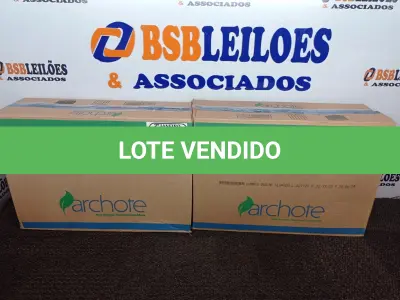 LOTE 395 - 02 CAIXAS COM 03 UNIDADES CADA DE 5 LITROS DE DESINFETANTE CLORADO (NO ESTADO) ATENÇÃO! FAZER A VISITAÇÃO ANTES DE ARREMATAR, NÃO SABEMOS SE FUNCIONA. LEILÃO NÃO TEM GARANTIA E NEM DEVOLUÇÃO, SUJEITO A POSSÍVEIS AVARIAS VISÍVEIS/OCULTAS E/OU AUSÊNCIA DE COMPONENTES.