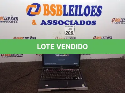 LOTE 206 - 01 NOTEBOOK HP S/ CARREGADOR. (NO ESTADO) ATENÇÃO! FAZER A VISITAÇÃO ANTES DE ARREMATAR, NÃO SABEMOS SE FUNCIONA. LEILÃO NÃO TEM GARANTIA E NEM DEVOLUÇÃO, SUJEITO A POSSÍVEIS AVARIAS VISÍVEIS/OCULTAS E/OU AUSÊNCIA DE COMPONENTES.