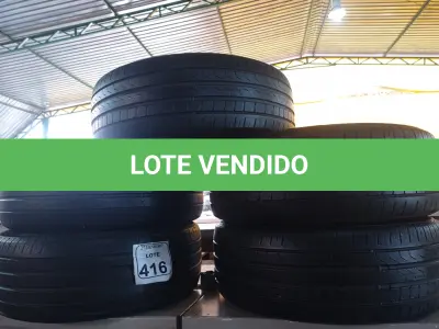 LOTE 416 - 05 PNEUS 215-50 ARO 17”. (NO ESTADO) ATENÇÃO! FAZER A VISITAÇÃO ANTES DE ARREMATAR, NÃO SABEMOS SE FUNCIONA. LEILÃO NÃO TEM GARANTIA E NEM DEVOLUÇÃO, SUJEITO A POSSÍVEIS AVARIAS VISÍVEIS/OCULTAS E/OU AUSÊNCIA DE COMPONENTES.