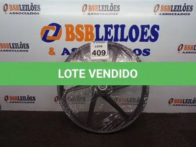 LOTE 409 - 01 RODA P/MOTO CG ARO “17 PARA QUALQUER CG (NOVO). (NO ESTADO) ATENÇÃO! FAZER A VISITAÇÃO ANTES DE ARREMATAR, NÃO SABEMOS SE FUNCIONA. LEILÃO NÃO TEM GARANTIA E NEM DEVOLUÇÃO, SUJEITO A POSSÍVEIS AVARIAS VISÍVEIS/OCULTAS E/OU AUSÊNCIA DE COMPONENTES.