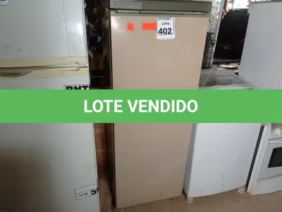 LOTE 402 - 01 FREEZER VERTICAL PROSDÓCIMO. (NO ESTADO) ATENÇÃO! FAZER A VISITAÇÃO ANTES DE ARREMATAR, NÃO SABEMOS SE FUNCIONA. LEILÃO NÃO TEM GARANTIA E NEM DEVOLUÇÃO, SUJEITO A POSSÍVEIS AVARIAS VISÍVEIS/OCULTAS E/OU AUSÊNCIA DE COMPONENTES.