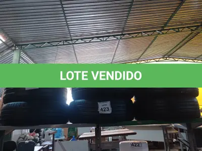 LOTE 423 - 06 PNEUS USADOS C/NUMERAÇÕES DIVERSAS. (NO ESTADO) ATENÇÃO! FAZER A VISITAÇÃO ANTES DE ARREMATAR, NÃO SABEMOS SE FUNCIONA. LEILÃO NÃO TEM GARANTIA E NEM DEVOLUÇÃO, SUJEITO A POSSÍVEIS AVARIAS VISÍVEIS/OCULTAS E/OU AUSÊNCIA DE COMPONENTES.