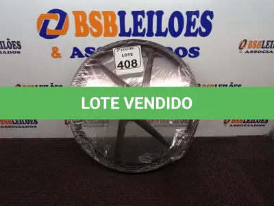 LOTE 408 - 01 RODA P/MOTO CG ARO “17 PARA QUALQUER CG (NOVO). (NO ESTADO) ATENÇÃO! FAZER A VISITAÇÃO ANTES DE ARREMATAR, NÃO SABEMOS SE FUNCIONA. LEILÃO NÃO TEM GARANTIA E NEM DEVOLUÇÃO, SUJEITO A POSSÍVEIS AVARIAS VISÍVEIS/OCULTAS E/OU AUSÊNCIA DE COMPONENTES.