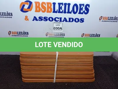 LOTE 030 - 10 TÁBUAS EMBALADAS SEM USO (NO ESTADO) ATENÇÃO! FAZER A VISITAÇÃO ANTES DE ARREMATAR, NÃO SABEMOS SE FUNCIONA. LEILÃO NÃO TEM GARANTIA E NEM DEVOLUÇÃO, SUJEITO A POSSÍVEIS AVARIAS VISÍVEIS/OCULTAS E/OU AUSÊNCIA DE COMPONENTES.