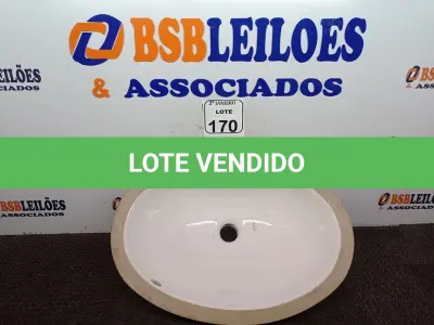 LOTE 170 - 01 CUBA OVAL NA COR BRANCA(NOVO). (NO ESTADO) ATENÇÃO! FAZER A VISITAÇÃO ANTES DE ARREMATAR, NÃO SABEMOS SE FUNCIONA. LEILÃO NÃO TEM GARANTIA E NEM DEVOLUÇÃO, SUJEITO A POSSÍVEIS AVARIAS VISÍVEIS/OCULTAS E/OU AUSÊNCIA DE COMPONENTES.