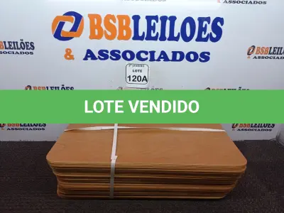 LOTE 120 - 10 TÁBUAS EMBALADAS SEM USO (NO ESTADO) ATENÇÃO! FAZER A VISITAÇÃO ANTES DE ARREMATAR, NÃO SABEMOS SE FUNCIONA. LEILÃO NÃO TEM GARANTIA E NEM DEVOLUÇÃO, SUJEITO A POSSÍVEIS AVARIAS VISÍVEIS/OCULTAS E/OU AUSÊNCIA DE COMPONENTES.