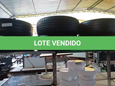 LOTE 423 - 06 PNEUS USADOS C/NUMERAÇÕES DIVERSAS. (NO ESTADO) ATENÇÃO! FAZER A VISITAÇÃO ANTES DE ARREMATAR, NÃO SABEMOS SE FUNCIONA. LEILÃO NÃO TEM GARANTIA E NEM DEVOLUÇÃO, SUJEITO A POSSÍVEIS AVARIAS VISÍVEIS/OCULTAS E/OU AUSÊNCIA DE COMPONENTES.
