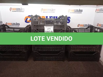 LOTE 080 - 10 CESTOS EM PLÁSTICO. (NO ESTADO) ATENÇÃO! FAZER A VISITAÇÃO ANTES DE ARREMATAR, NÃO SABEMOS SE FUNCIONA. LEILÃO NÃO TEM GARANTIA E NEM DEVOLUÇÃO, SUJEITO A POSSÍVEIS AVARIAS VISÍVEIS/OCULTAS E/OU AUSÊNCIA DE COMPONENTES.