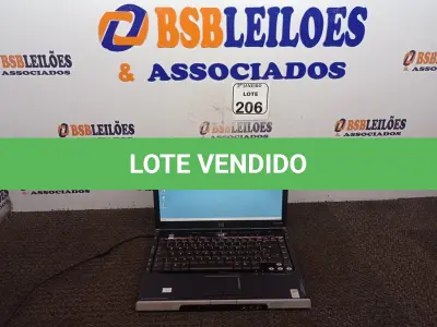 LOTE 206 - 01 NOTEBOOK HP S/ CARREGADOR. (NO ESTADO) ATENÇÃO! FAZER A VISITAÇÃO ANTES DE ARREMATAR, NÃO SABEMOS SE FUNCIONA. LEILÃO NÃO TEM GARANTIA E NEM DEVOLUÇÃO, SUJEITO A POSSÍVEIS AVARIAS VISÍVEIS/OCULTAS E/OU AUSÊNCIA DE COMPONENTES.