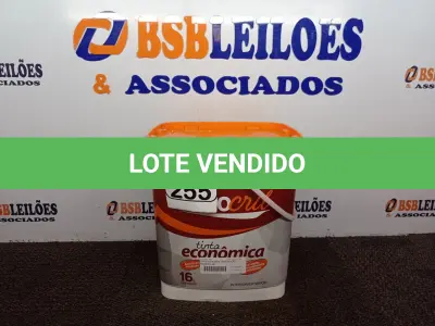 LOTE 255 - 01 BALDE DE TINTA RENOCRIL COR BRANCO NEVE 16L. (NO ESTADO) ATENÇÃO! FAZER A VISITAÇÃO ANTES DE ARREMATAR, NÃO SABEMOS SE FUNCIONA. LEILÃO NÃO TEM GARANTIA E NEM DEVOLUÇÃO, SUJEITO A POSSÍVEIS AVARIAS VISÍVEIS/OCULTAS E/OU AUSÊNCIA DE COMPONENTES.