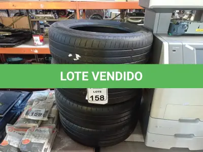 LOTE 158 - 04 PNEUS 185-65-15” MEIA VIDA. (NO ESTADO) ATENÇÃO! FAZER A VISITAÇÃO ANTES DE ARREMATAR, NÃO SABEMOS SE FUNCIONA. LEILÃO NÃO TEM GARANTIA E NEM DEVOLUÇÃO, SUJEITO A POSSÍVEIS AVARIAS VISÍVEIS/OCULTAS E/OU AUSÊNCIA DE COMPONENTES.