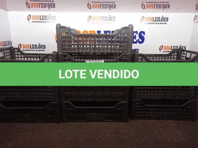 LOTE 110 - 10 CESTOS EM PLÁSTICO. (NO ESTADO) ATENÇÃO! FAZER A VISITAÇÃO ANTES DE ARREMATAR, NÃO SABEMOS SE FUNCIONA. LEILÃO NÃO TEM GARANTIA E NEM DEVOLUÇÃO, SUJEITO A POSSÍVEIS AVARIAS VISÍVEIS/OCULTAS E/OU AUSÊNCIA DE COMPONENTES.