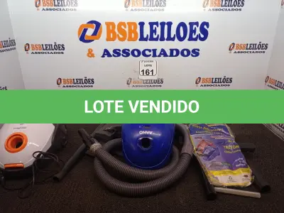 LOTE 161 - 02 ASPIRADORES DE PÓ MARCA BRITÂNIA E ARNO. (NO ESTADO) ATENÇÃO! FAZER A VISITAÇÃO ANTES DE ARREMATAR, NÃO SABEMOS SE FUNCIONA. LEILÃO NÃO TEM GARANTIA E NEM DEVOLUÇÃO, SUJEITO A POSSÍVEIS AVARIAS VISÍVEIS/OCULTAS E/OU AUSÊNCIA DE COMPONENTES.