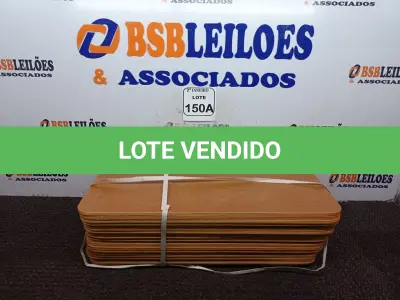 LOTE 150 - 10 TÁBUAS EMBALADAS SEM USO (NO ESTADO) ATENÇÃO! FAZER A VISITAÇÃO ANTES DE ARREMATAR, NÃO SABEMOS SE FUNCIONA. LEILÃO NÃO TEM GARANTIA E NEM DEVOLUÇÃO, SUJEITO A POSSÍVEIS AVARIAS VISÍVEIS/OCULTAS E/OU AUSÊNCIA DE COMPONENTES.