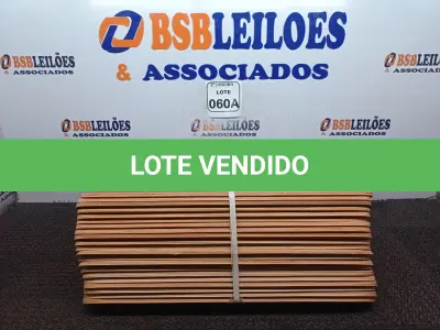 LOTE 060 - 10 TÁBUAS EMBALADAS SEM USO (NO ESTADO) ATENÇÃO! FAZER A VISITAÇÃO ANTES DE ARREMATAR, NÃO SABEMOS SE FUNCIONA. LEILÃO NÃO TEM GARANTIA E NEM DEVOLUÇÃO, SUJEITO A POSSÍVEIS AVARIAS VISÍVEIS/OCULTAS E/OU AUSÊNCIA DE COMPONENTES.